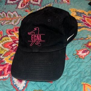 ECNL black pink baseball hat Nike